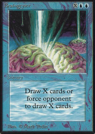 Magic the Gathering: Limited Edition Alpha (Base Set) card 50 Braingeyser