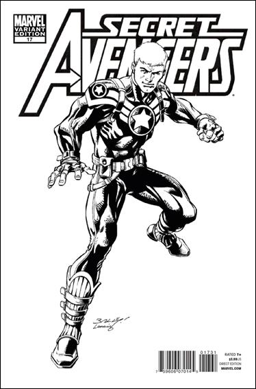 Secret Avengers (2010) issue 17-C Mark Bagley 1:52 Sketch "Architects" Cover