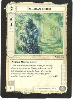 Middle-Earth: The Wizards (Base Set) card 109 Druadan Forest