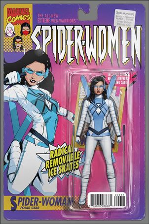 Spider-Woman (2016) issue 6-D John Tyler Christopher Action Figure Cover