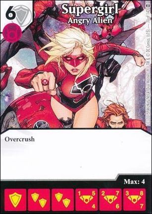 DC Comics Dice Masters War of Light card 71 Supergirl: Angry Alien