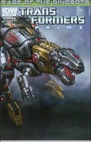 Transformers Prime: Rage of the Dinobots issue 3-C Aaron Limonick 1:25 Concept Art Cover