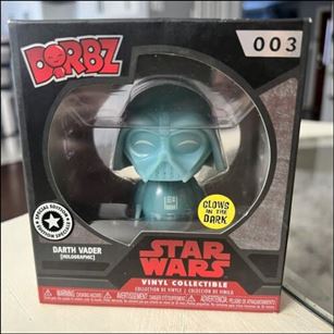 Dorbz Star Wars figure 3-B Darth Vader (holographic)