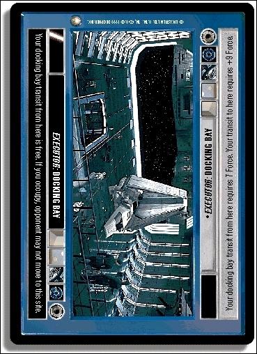 Star Wars: Special Edition Limited (Base Set) card 118 Executor: Docking Bay