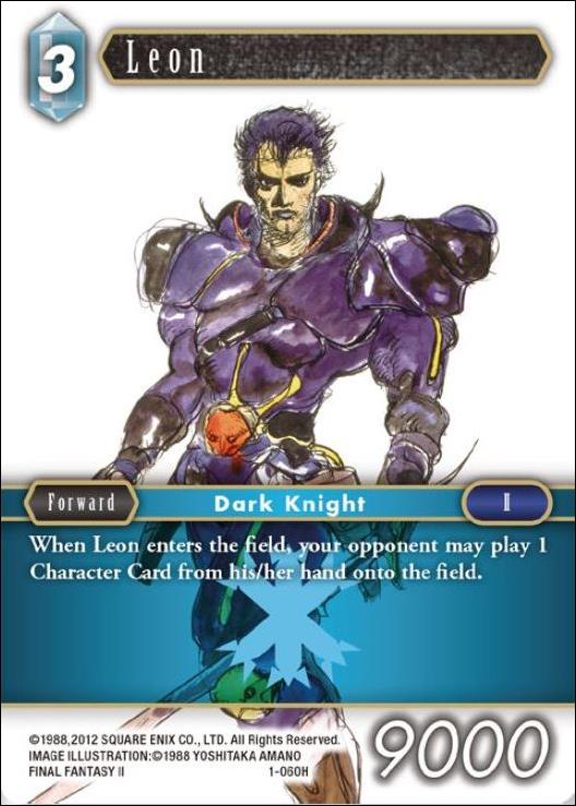 Final Fantasy Trading Card Game: Opus I (Base Set) card 060H Leon