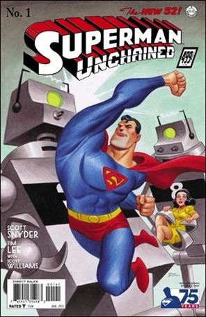 Superman Unchained issue 1-K Bruce Timm 1:100 1930's Cover