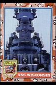 Desert Storm: Series 2 (Base Set) card 122 USS Wisconsin
