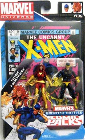 Marvel Universe: Marvel's Greatest Battles (Comic-Packs) figure 2 Cyclops and Dark Phoenix