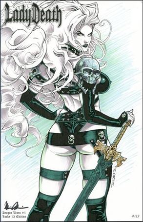 Lady Death: Dragon Wars issue 1-DB Lucky 13 Edition 1/13