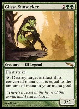 Magic the Gathering: Mirrodin (Base Set) card 120 Glissa Sunseeker