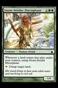 Magic the Gathering: Ravnica (Base Set)  card 184 Stone-Seeder Hierophant