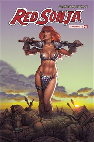 Red Sonja (2023) issue 11-C Joseph Michael Linsner Cover