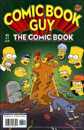 Bongo Comics Presents Comic Book Guy: The Comic Book Cover Image 2