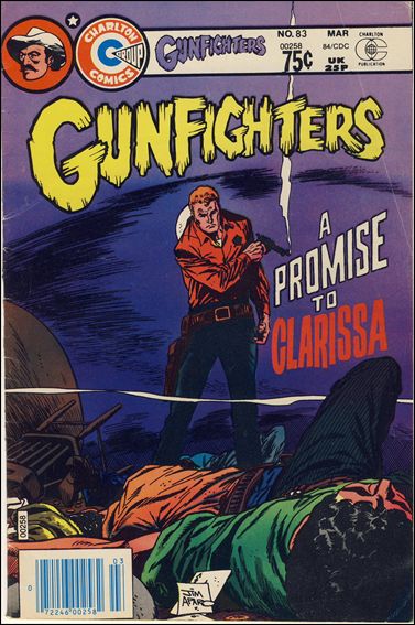 Gunfighters 83 B, Mar 1984 Comic Book by Charlton