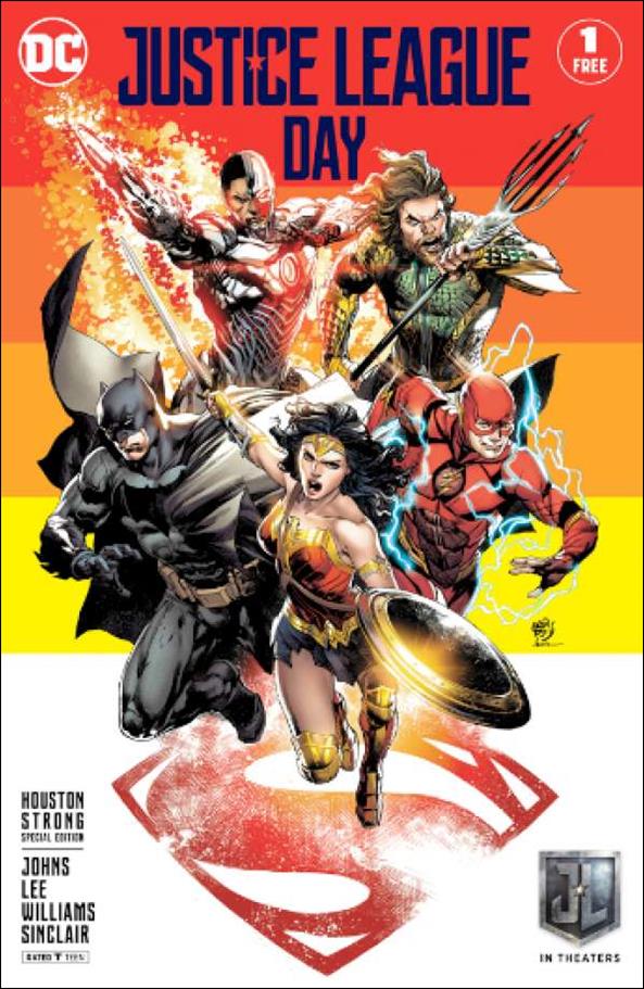 Justice League (2011) issue 1-X Justice League Day Houston Strong Cover