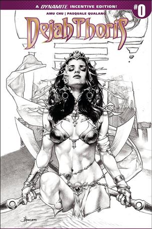 Dejah Thoris (2018) issue 0-B Jay Anacleto Black and White Cover
