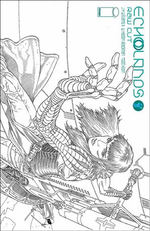 Echolands issue 4-D Gabriel Rodriguez Raw Cut Edition Cover