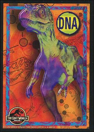 Lost World: Jurassic Park (Stickers Subset) card 8 Tyrannosaurus