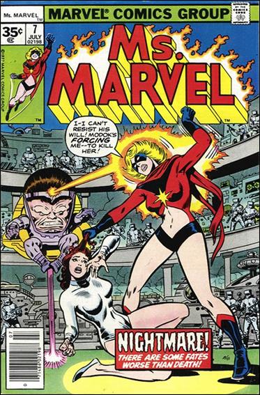 Ms. Marvel (1977) issue 7-B 35 Cent Price Cover