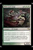 Magic the Gathering: Shadowmoor (Base Set) card 245 Wilt-Leaf Liege