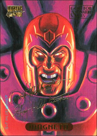 1994 Marvel Masterpieces (Gold-Foil Signature Parallel Base Set) card 70 Magneto