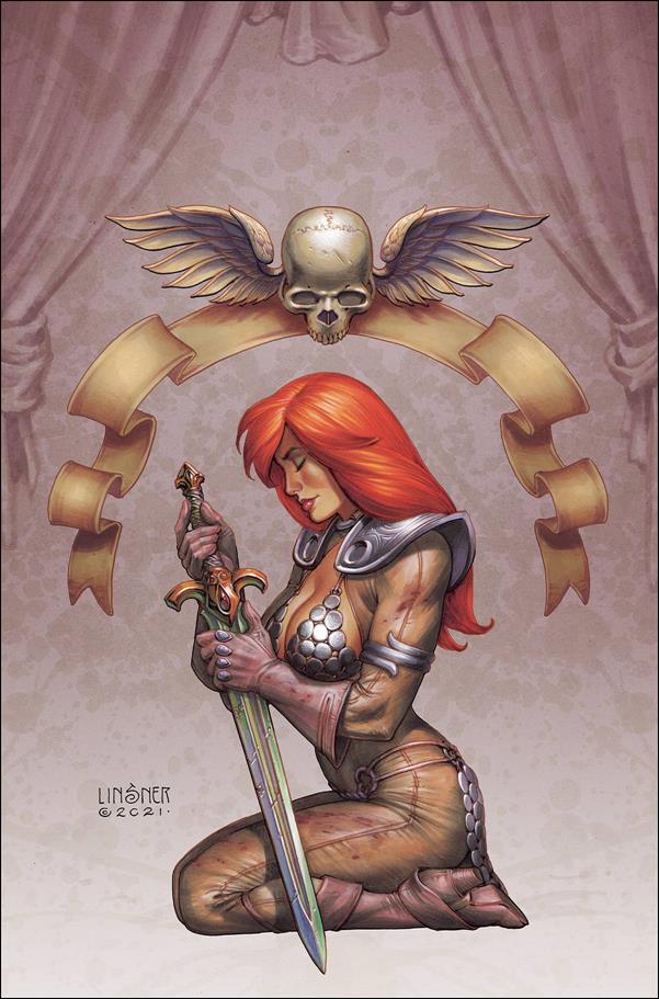 Red Sonja (2021) issue 7-R Joseph Michael Linsner Virgin Cover