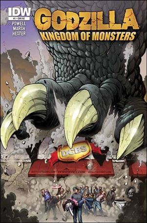 Godzilla: Kingdom of Monsters issue 1-NC DCBS Cover 1/500