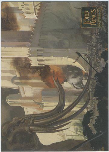 Lord of the Rings Masterpieces (Base Set) card 28 Attack of the Mumakil