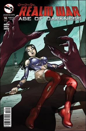 Grimm Fairy Tales Presents Realm War: Age of Darkness issue 10-B Giuseppe Cafaro Cover