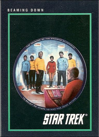 Star Trek 25th Anniversary: Series 1 (Base Set) card 153 Beaming Down