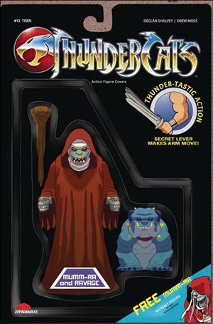 Thundercats (2024) issue 13-F Drew Moss Action Figure Cardstock Cover