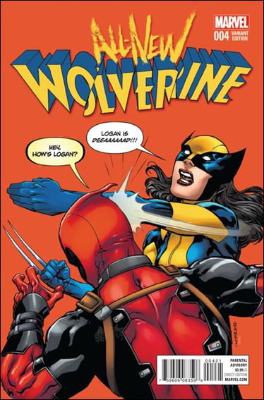 All-New Wolverine  issue 4-B Tom Raney 1:10 Deadpool Cover