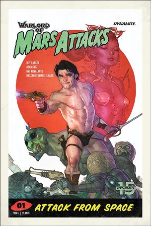 Warlord of Mars Attacks issue 1-D Ben Caldwell Cover