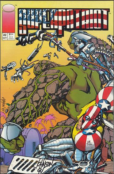 SuperPatriot issue 2-B Dynamic Forces Set (signed by Dave Johnson) 1/750
