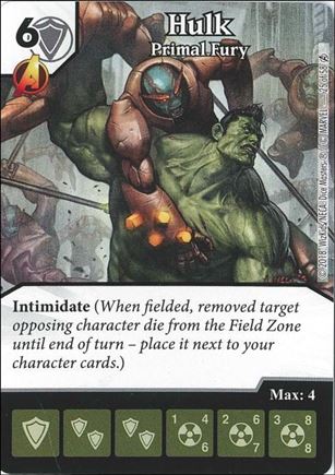 Marvel Dice Masters Avengers Infinity Campaign Box  card 25 Hulk: Primal Fury