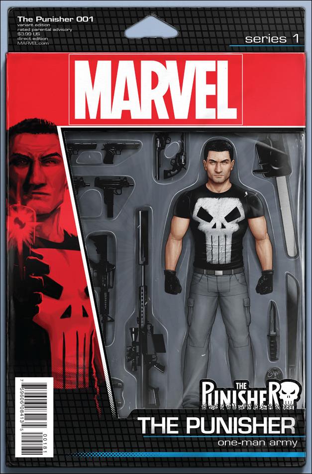 Punisher (2016) issue 1-F John Tyler Christopher Action Figure Cover