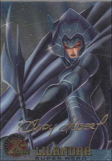 1996 Fleer Ultra X-Men All Chromium (Gold Signature Parallel Base Set) card 53 Lilandra