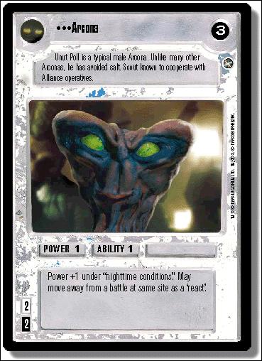 Star Wars: A New Hope Limited (Base Set) card 82 Arcona