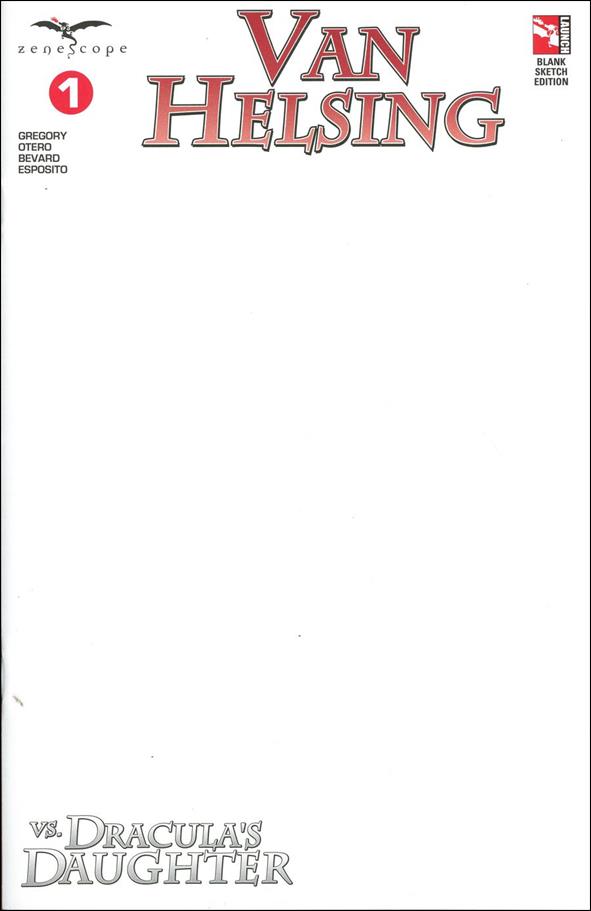 Van Helsing vs. Dracula's Daughter issue 1-F Blank/Sketch Cover