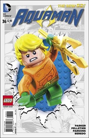 Aquaman (2011) issue 36-B LEGO Cover