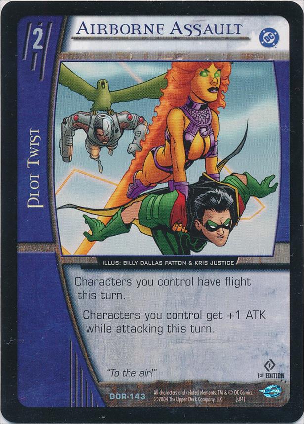 DC Origins: VS System (Base Set) card DOR-143 Airborne Assault