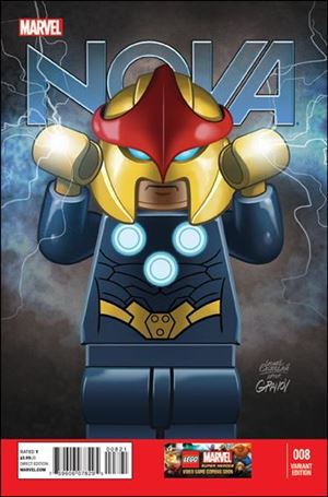Nova (2013) issue 8-B Leonel Castellani 1:25 LEGO Cover