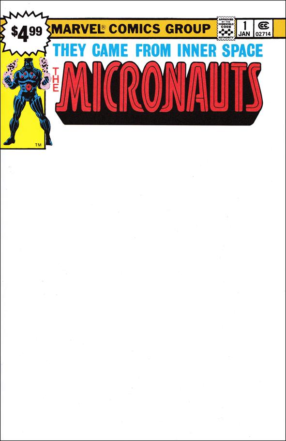 Micronauts (1979) issue 1-E Facsimile Edition (2023) Blank Cover