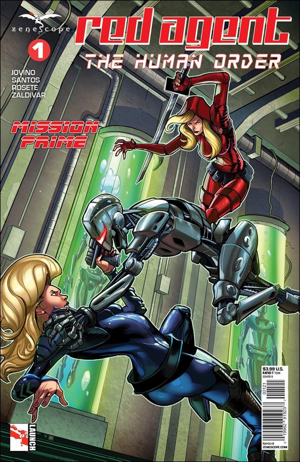 Red Agent: The Human Order issue 1-B Salvatore Cuffari Cover