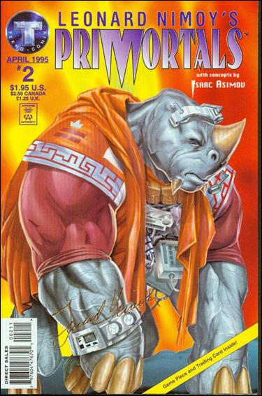Leonard Nimoy's Primortals (1995) issue 2-B Gold Plate Signature Limited Edition
