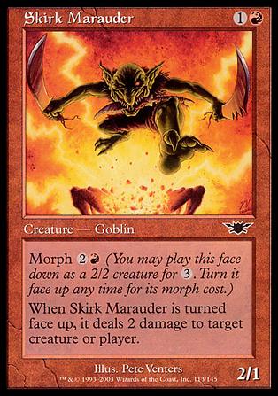 Magic the Gathering: Legions (Base Set) card 113 Skirk Marauder