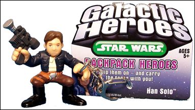 Star Wars: Galactic Heroes Backpack Heroes figure 4 Han Solo