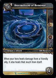 World of Warcraft: March of the Legion (Base Set) card 268 Stormshield of Renewal