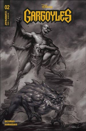 Gargoyles (2022) issue 2-S Lucio Parrillo 1:10 B&W Cover