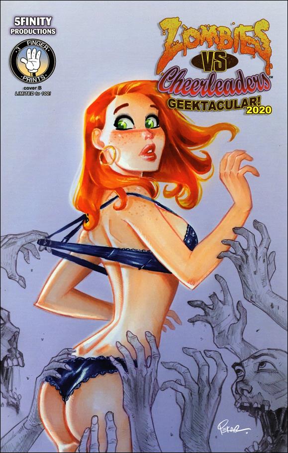 Zombies vs Cheerleaders: Geektacular issue 2020-B Joe Pekar Cover
